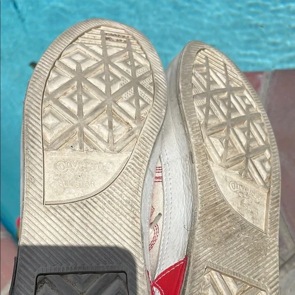 Converse Chucks Taylor Sasha High-Top Sneakers with Red Flame Western Design - Picture 12 of 15